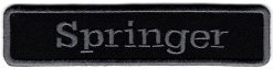 Springer stoffen opstrijk patch