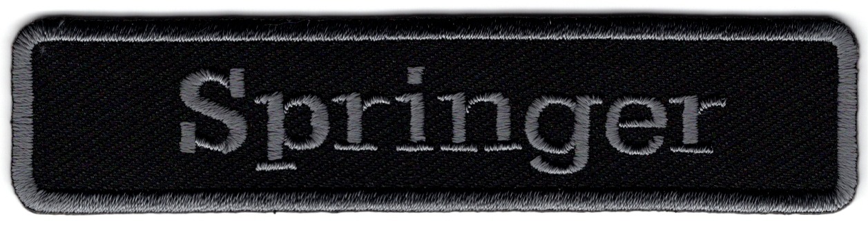 Springer stoffen opstrijk patch