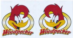 Mr Horsepower Clay Smith woodpecker Sticker set