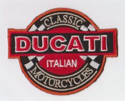 Ducati Classic Motorcycles Applikation zum Aufbügeln