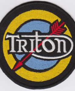 Triton stoffen opstrijk patch