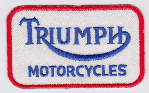 Stoffaufnäher für Triumph-Motorräder zum Aufbügeln