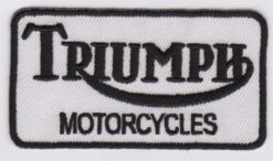 Triumph motorcycles stoffen opstrijk patch