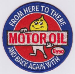 Esso Motor Oil Applique Iron On Patch