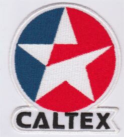 Caltex stoffen opstrijk patch