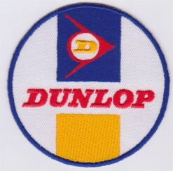 Dunlop stoffen opstrijk patch