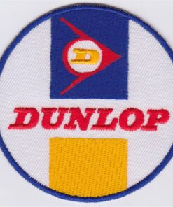 Dunlop stoffen opstrijk patch