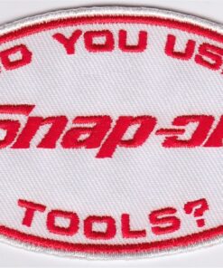 Snap-On Tools Applikation zum Aufbügeln