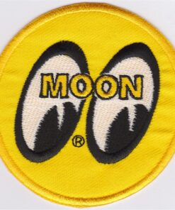 Patch thermocollant Moon Mooneyes appliqué