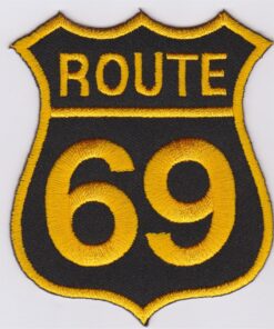 Route 66 Applique Fer Sur Patch