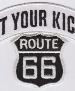 Get Your Kicks Route 66 stoffen opstrijk patch