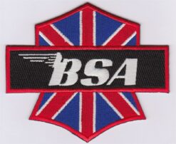 BSA stoffen opstrijk patch