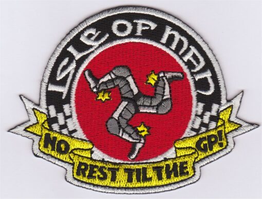 Isle of Man stoffen opstrijk patch