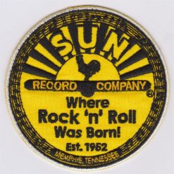 Sun Record Company Rock n Roll stoffen opstrijk patch