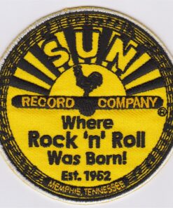 Sun Record Company Rock n Roll stoffen opstrijk patch