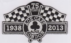 Ace Cafe London 75 Jahre Stoffaufnäher zum Aufbügeln