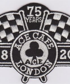 Ace Cafe London 75 Jahre Stoffaufnäher zum Aufbügeln