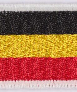 Biker Belgische vlag stoffen opstrijk patch