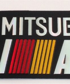 Sticker Mitsubishi rallye l'esprit de compétition métallisé