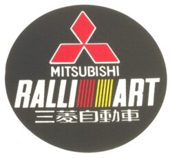 Mitsubishi ralliart metallic sticker