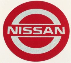 Autocollant métallisé Nissan