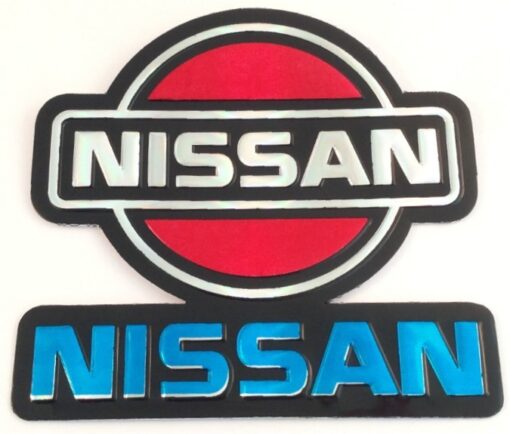 Nissan metallic sticker