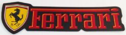 Ferrari metallic sticker