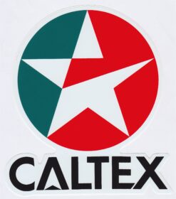 Caltex-Aufkleber