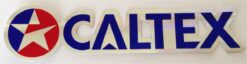 Caltex metalic sticker