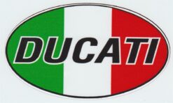 Sticker drapeau italien Ducati