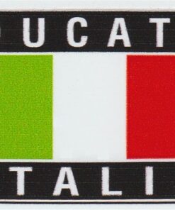 Sticker drapeau italien Ducati