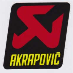 Autocollant Akrapovic résistant à la chaleur