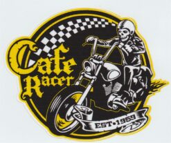 Aufkleber „Cafe Racer est 1959“.