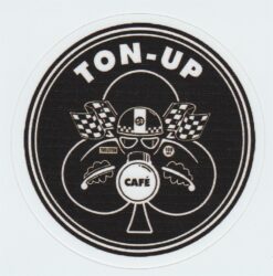 Ton-Up Cafe Racer sticker