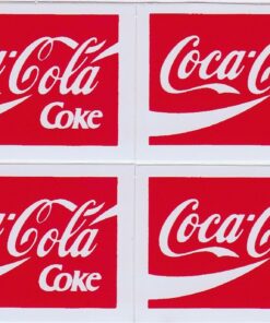 Feuille d'autocollants Coca Cola