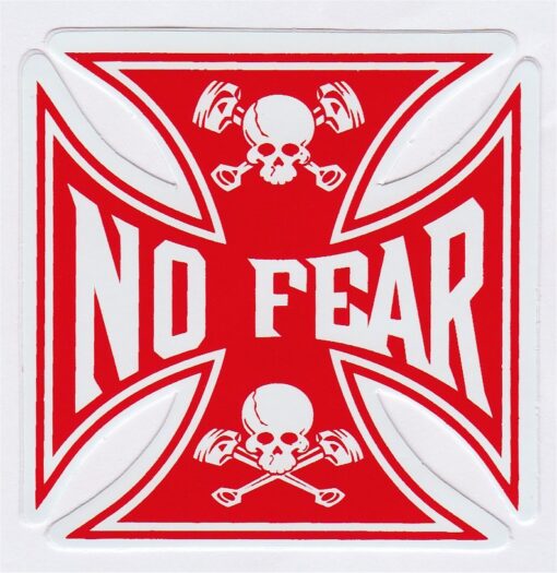 No Fear Sticker