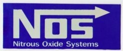 NOS, Aufkleber „Nitrous Oxide Systems“.