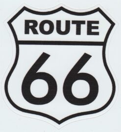 Route 66-Aufkleber