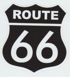 Route 66-Aufkleber