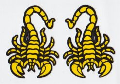 Scorpion stickers set
