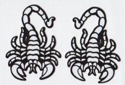 Scorpion stickers set