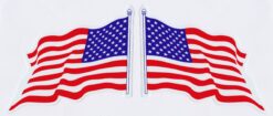 Ensemble d'autocollants USA (drapeau américain)