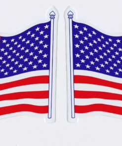 Aufkleberset USA (amerikanische Flagge).