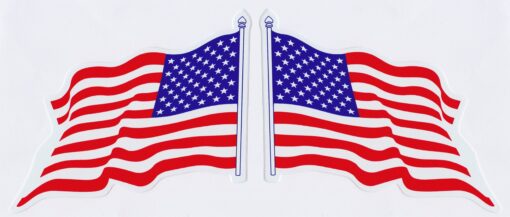 Aufkleberset USA (amerikanische Flagge).