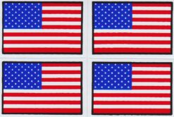 Aufkleberbogen USA (amerikanische Flagge).