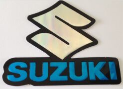Chromaufkleber mit Suzuki-Logo