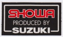 SHOWA produced by Suzuki sticker