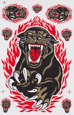 Black Panther-Aufkleberblatt
