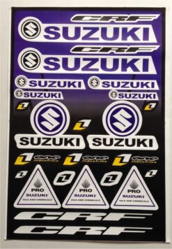 Suzuki One Industries A3-Aufkleberblatt