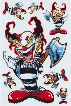 Evil Clown stickervel